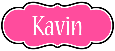 Kavin invitation logo