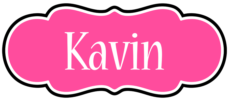 Kavin invitation logo