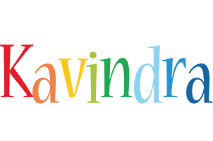 Kavindra birthday logo