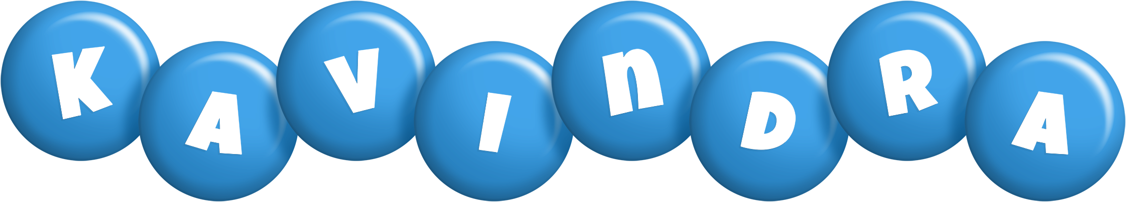 Kavindra candy-blue logo