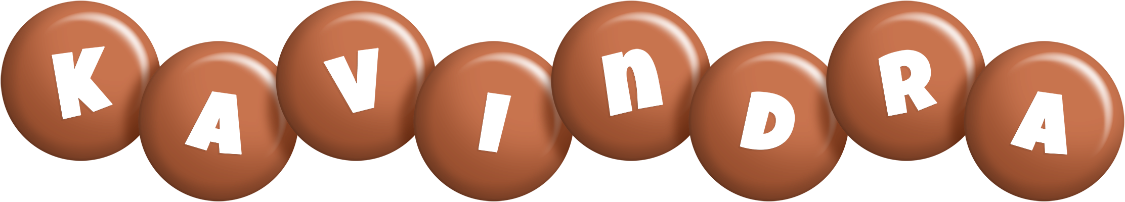 Kavindra candy-brown logo