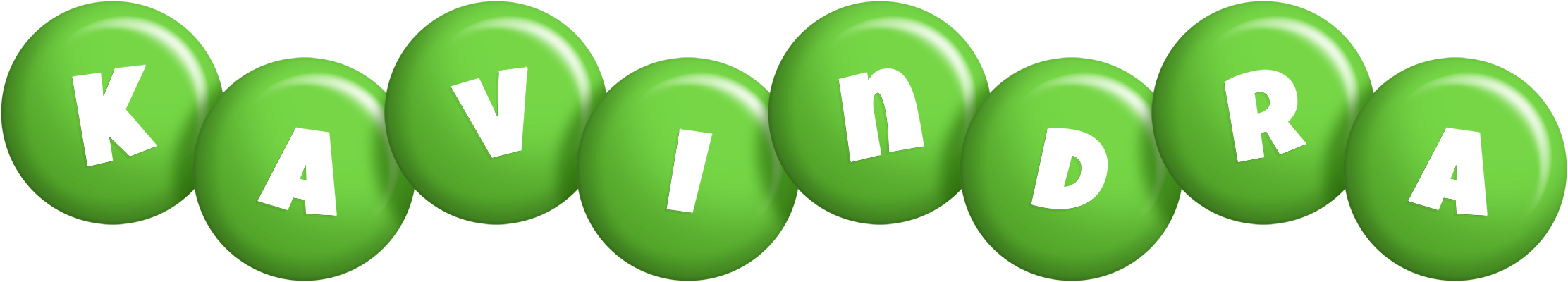Kavindra candy-green logo