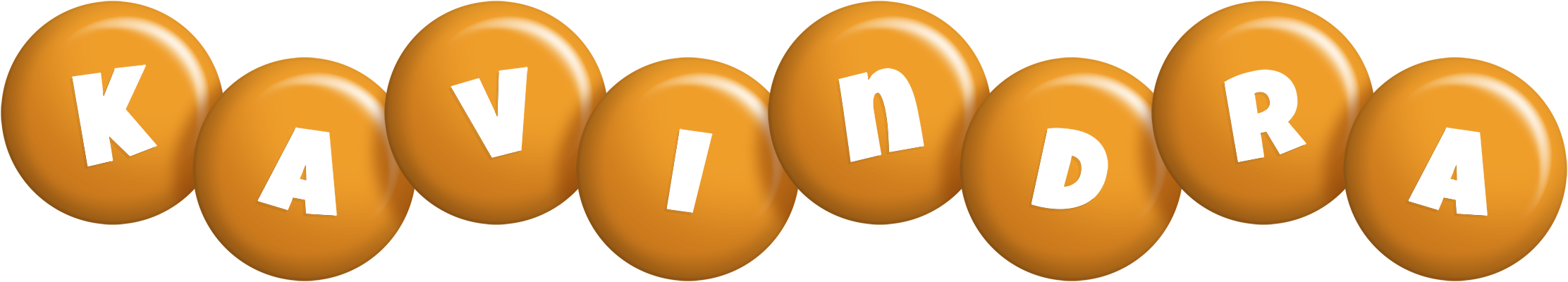Kavindra candy-orange logo