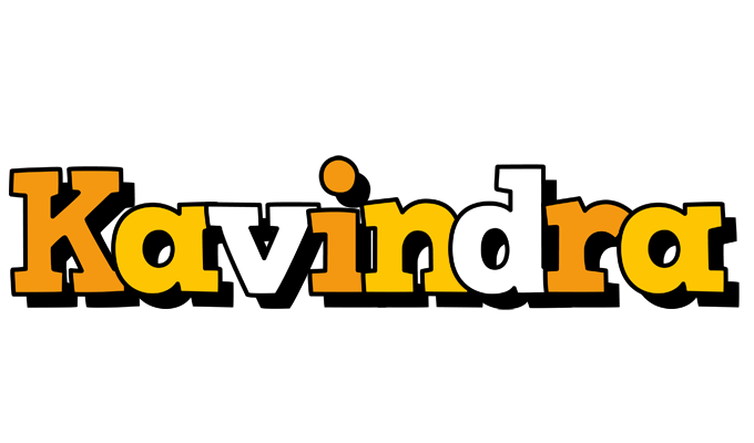 Kavindra cartoon logo