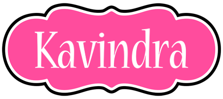 Kavindra invitation logo