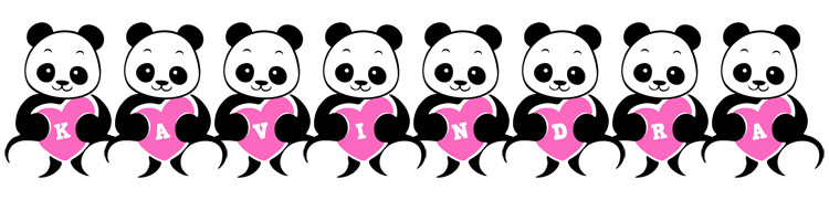 Kavindra love-panda logo