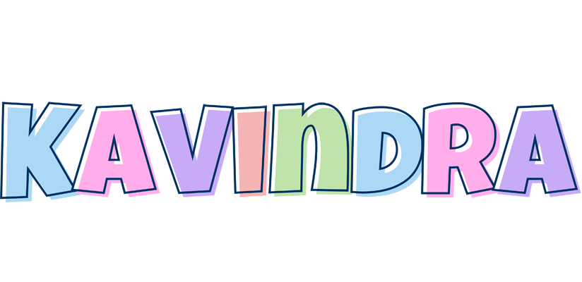 Kavindra pastel logo