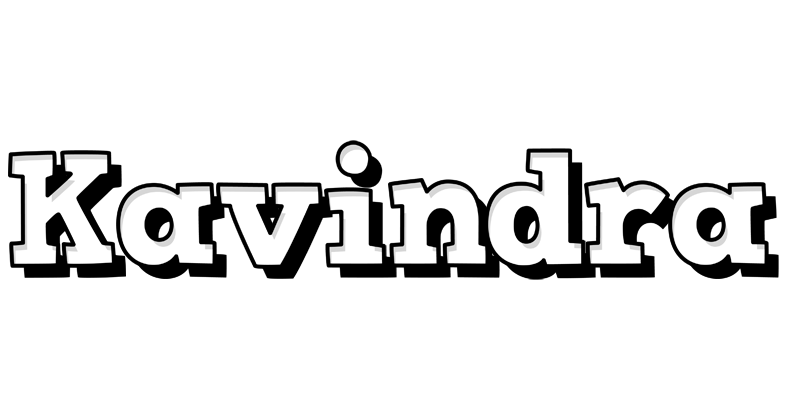 Kavindra snowing logo