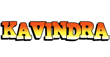 Kavindra sunset logo