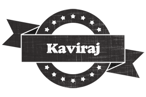 Kaviraj grunge logo