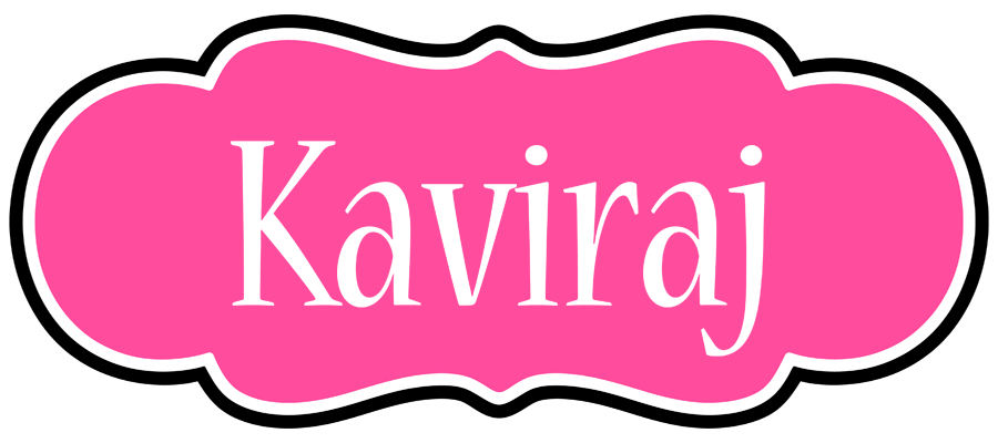 Kaviraj invitation logo