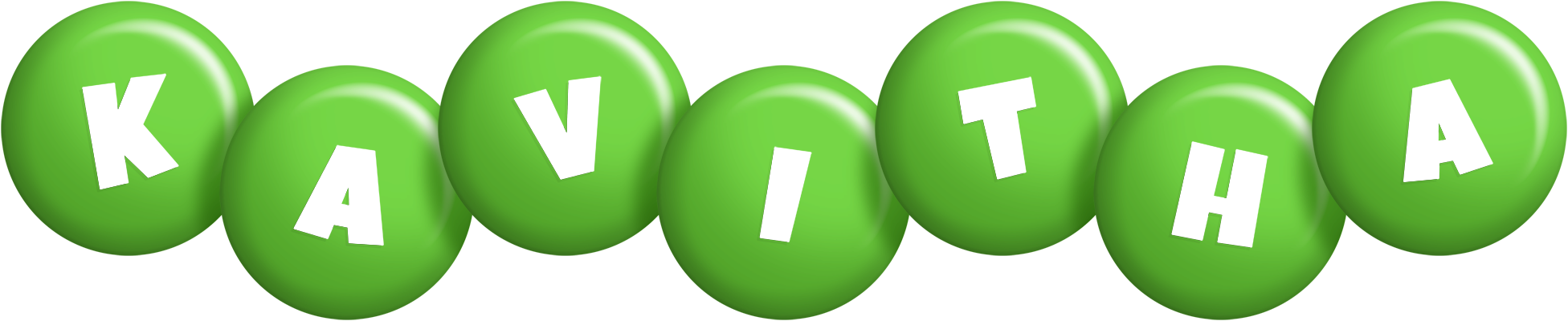Kavitha candy-green logo