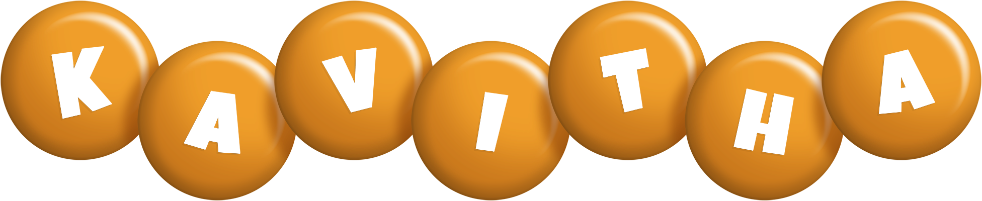 Kavitha candy-orange logo