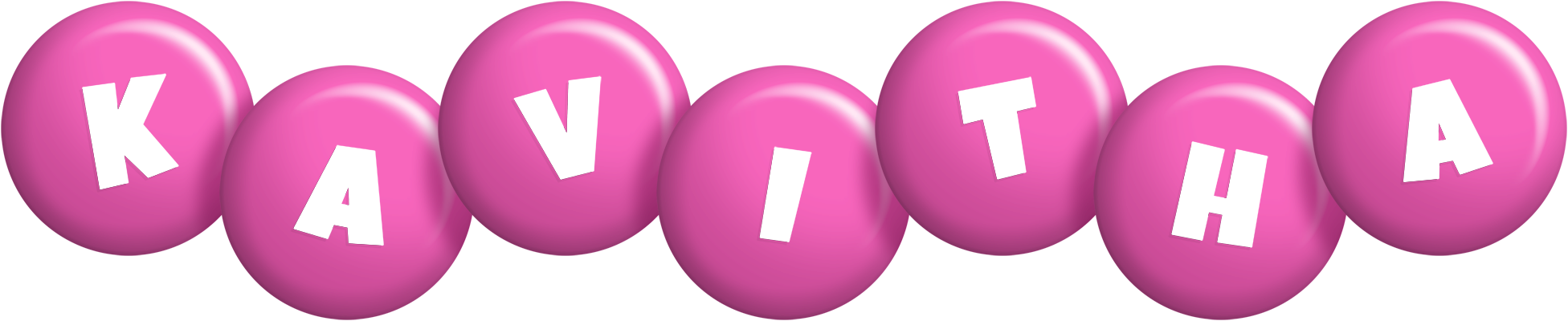 Kavitha candy-pink logo