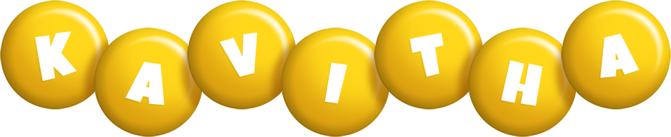 Kavitha candy-yellow logo