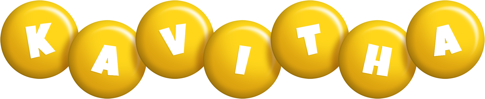 Kavitha candy-yellow logo