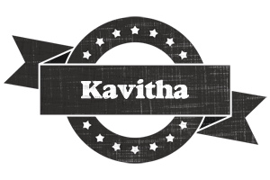 Kavitha grunge logo