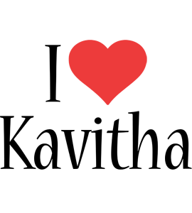Kavitha i-love logo