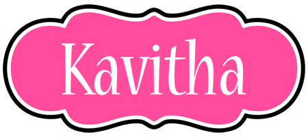 Kavitha invitation logo