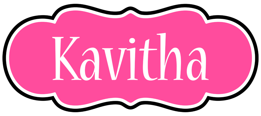Kavitha invitation logo