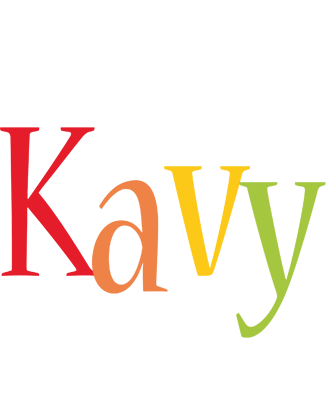 Kavy birthday logo