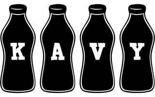 Kavy bottle logo