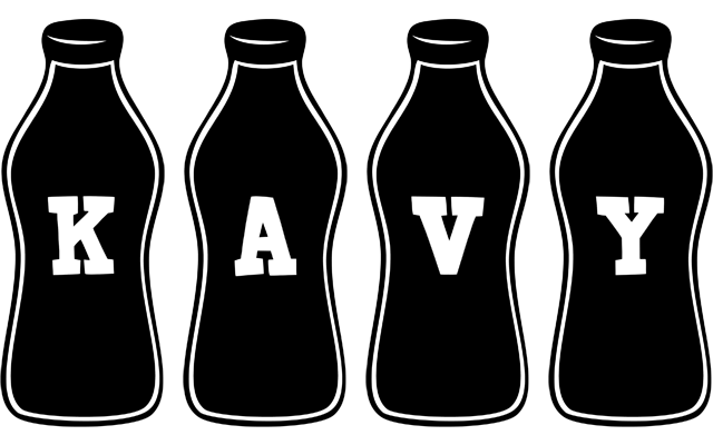 Kavy bottle logo