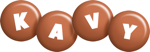 Kavy candy-brown logo