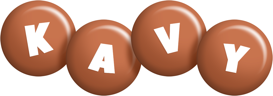 Kavy candy-brown logo