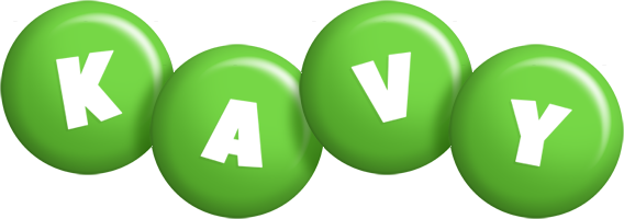 Kavy candy-green logo