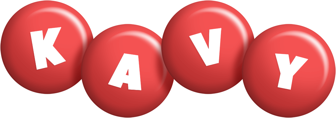 Kavy candy-red logo
