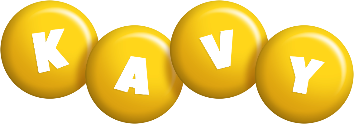 Kavy candy-yellow logo