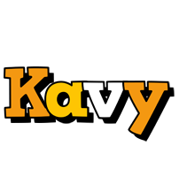 Kavy cartoon logo