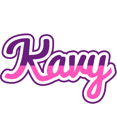 Kavy cheerful logo