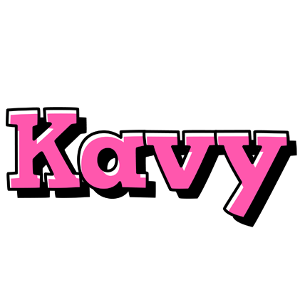 Kavy girlish logo
