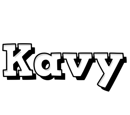 Kavy snowing logo