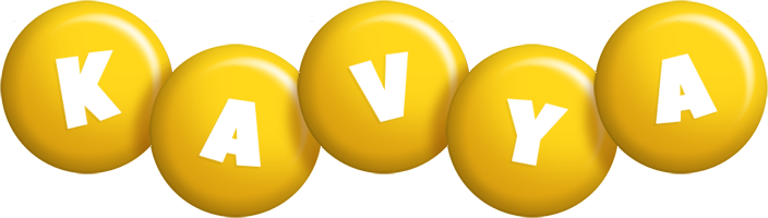 Kavya candy-yellow logo