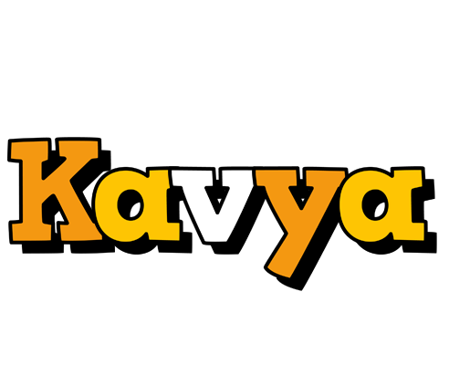 Kavya cartoon logo