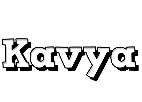 Kavya snowing logo