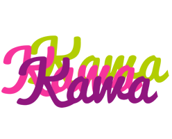 Kawa flowers logo