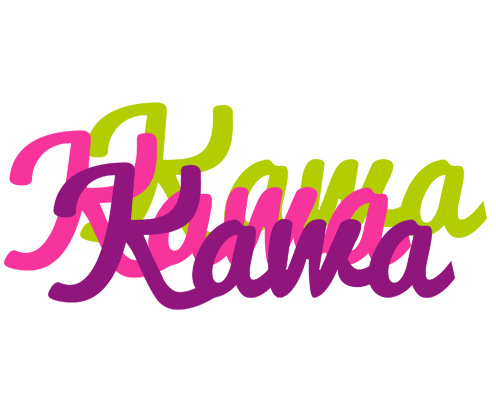Kawa flowers logo
