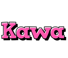 Kawa girlish logo