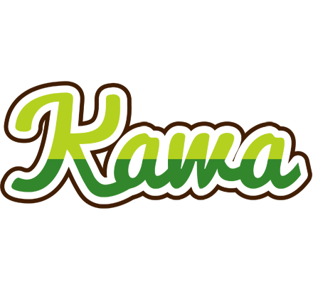 Kawa golfing logo