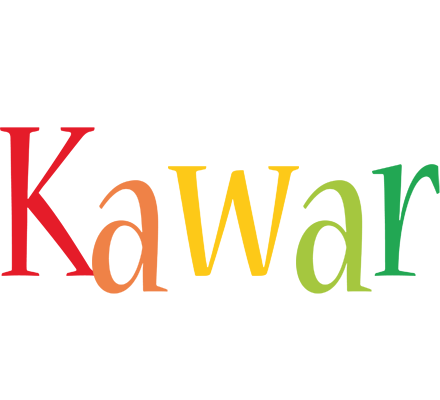 Kawar birthday logo