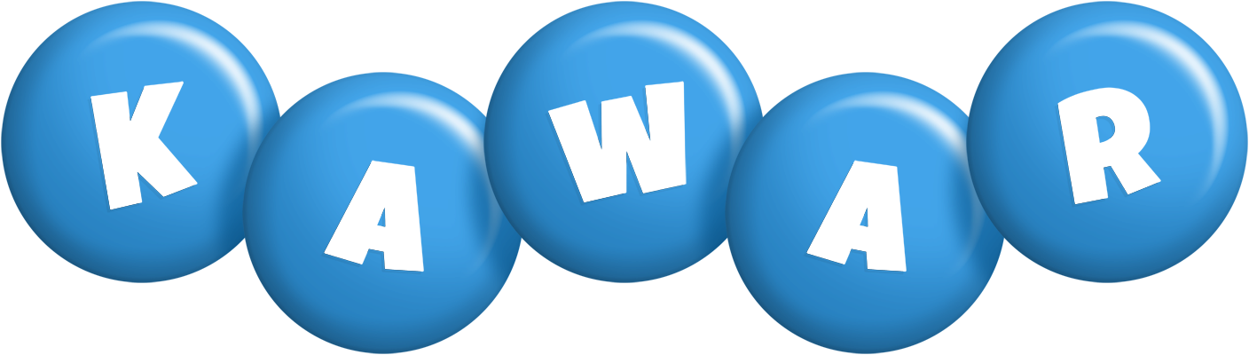 Kawar candy-blue logo