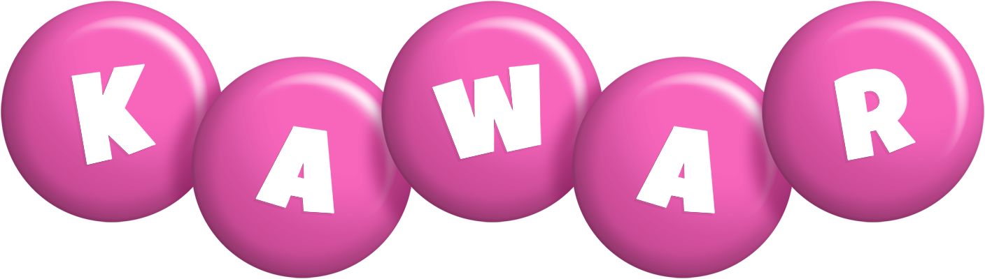 Kawar candy-pink logo