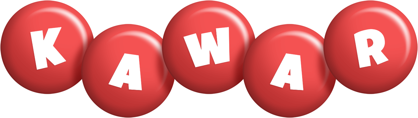 Kawar candy-red logo