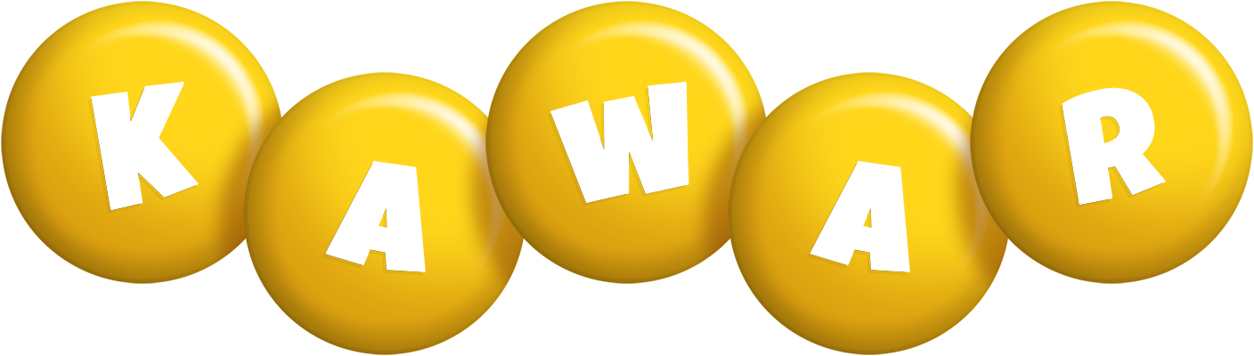 Kawar candy-yellow logo