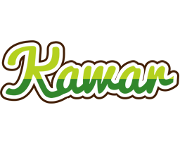 Kawar golfing logo