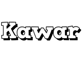 Kawar snowing logo